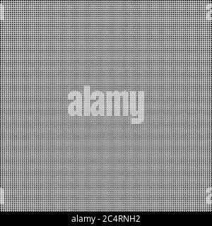 Sfondo punteggiato mezzitoni distribuito uniformemente. Modello vettoriale effetto mezzitoni. Punti circolari isolati sullo sfondo bianco. Illustrazione Vettoriale