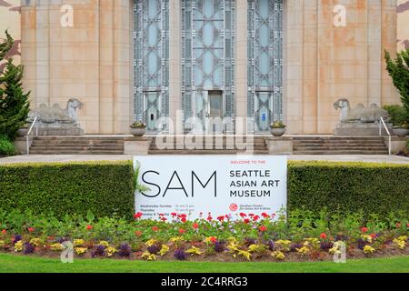 Il museo di arte asiatica nel parco dei volontari,Seattle,Stato di Washington,USA Foto Stock