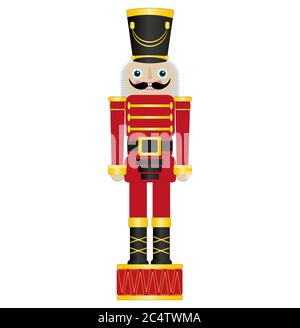 vettore nutcracker di natale Illustrazione Vettoriale