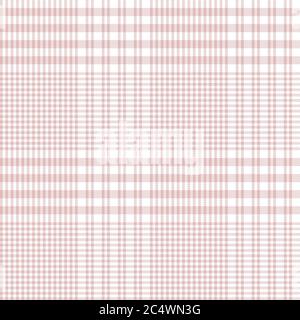 Motivo senza cuciture con texture in Glen Plaid rosa adatto per tessuti e grafica di moda Foto Stock
