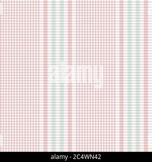 Motivo senza cuciture con texture in Glen Plaid rosa adatto per tessuti e grafica di moda Foto Stock