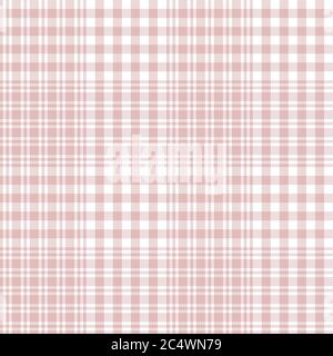 Motivo senza cuciture con texture in Glen Plaid rosa adatto per tessuti e grafica di moda Foto Stock