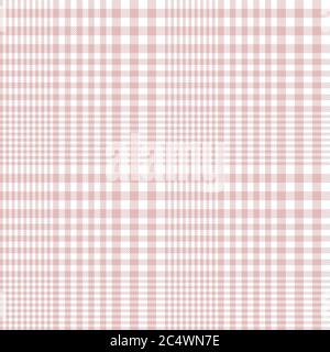 Motivo senza cuciture con texture in Glen Plaid rosa adatto per tessuti e grafica di moda Foto Stock
