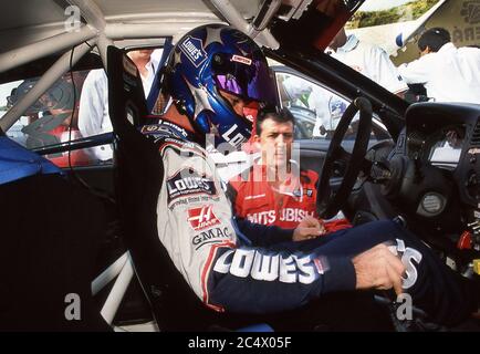 Jimmie Johnson del team USA alla ROC Race of Champions Gran Caneria Spain 2002 Foto Stock