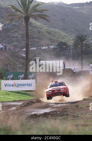 Squadra USA alla ROC Race of Champions Gran Caneria Spain 2002 Foto Stock