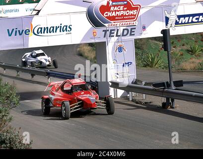 Colin Edwards del team USA alla ROC Race of Champions Gran Caneria Spain 2002 Foto Stock