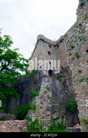 Schloß Hohenbaden, Altes Schloß, Ruine nel Baden-Baden Foto Stock