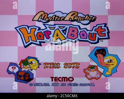 Monster Rancher Hop A Bout - Sony PlayStation 1 PSX - solo per uso editoriale Foto Stock