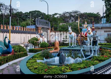 Corpse e Chariot, Wat Preah Prom Rath, Siem Reap, Cambogia Foto Stock