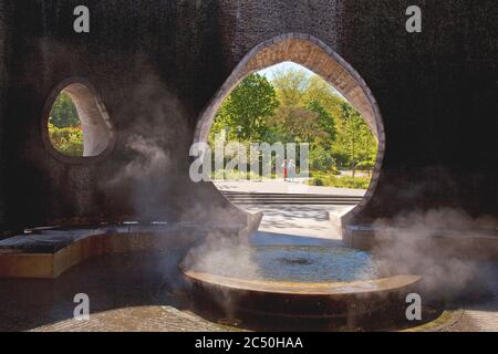 SoleArena presso il parco termale, piccoli lavori di laurea, Germania, bassa Sassonia, Bad Essen Foto Stock