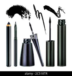 Strumento Visage Set di occhiali e visiera traccia vernice Illustrazione Vettoriale