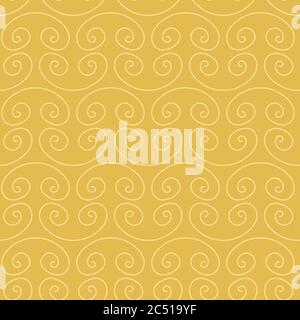 motivo vettoriale senza giunture con ornamento lineare astratto Illustrazione Vettoriale