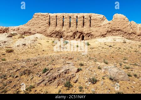 Asia centrale, Uzbekistan le più grandi rovine castelli dell'antica Khorezm – Ayaz - Kala Foto Stock