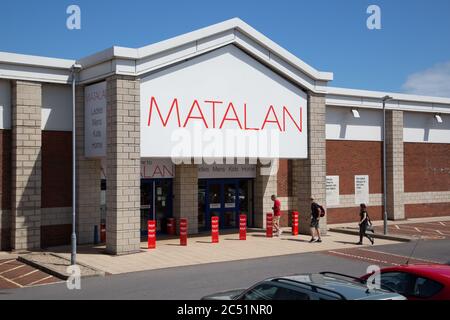 Matalan, Jubilee Retail Park, Weymouth Foto Stock