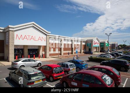 Matalan, Jubilee Retail Park, Weymouth Foto Stock