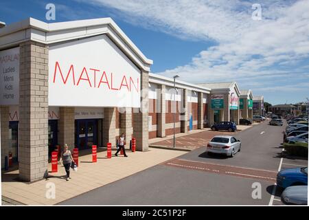 Matalan, Jubilee Retail Park, Weymouth Foto Stock