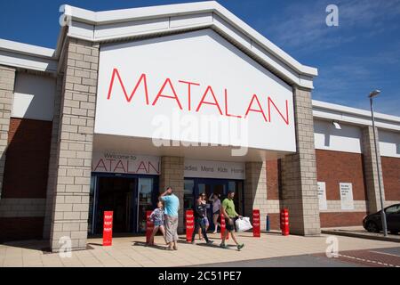 Matalan, Jubilee Retail Park, Weymouth Foto Stock