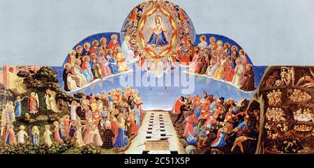 Il Giudizio universale, dipinto di fra Angelico, circa 1431 Foto Stock