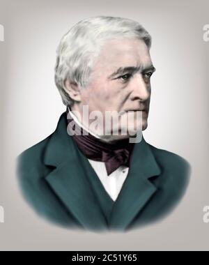 Claude Gervais Mathias Pouillet 1790-1868 fisico francese Foto Stock