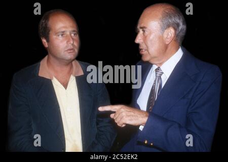 ***FILE PHOTO*** Comedy Legend, Carl Reiner Dies at 98. Rob Reiner e Carl Reiner 1978 Foto di Adam Scul/PHOTOlink/MediaPunch Foto Stock