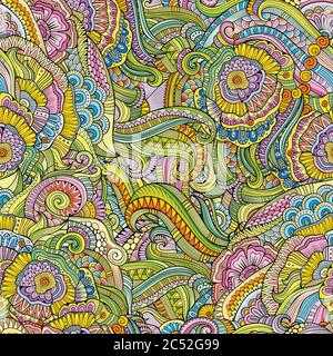 motivo floreale senza cuciture Illustrazione Vettoriale