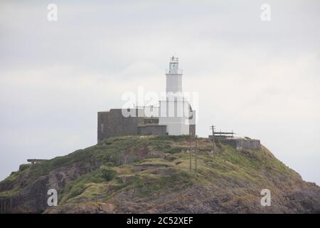 Mumbles Pier a Swansea Bay, Galles. Foto Stock