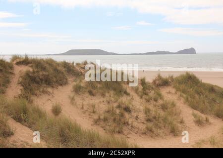 Penisola di Gower, galles del Sud. Regno Unito Foto Stock