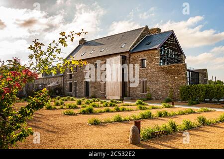 Ferme du Vent vicino a Château Richeux, Saint-Malo, Francia Foto Stock