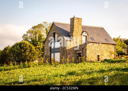 Ferme du Vent vicino a Château Richeux, Saint-Malo, Francia Foto Stock