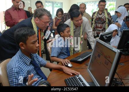 Laboratorio di informatica informatica (ICT) (4874426519). Foto Stock