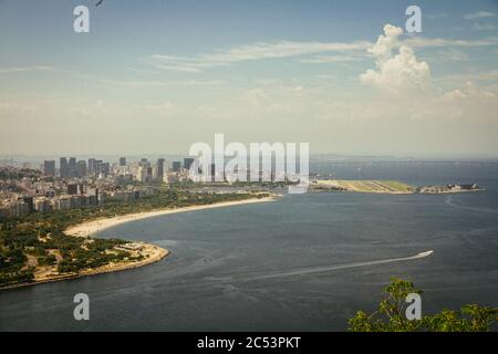 Vista sul centro di Rio de Janeiro Foto Stock