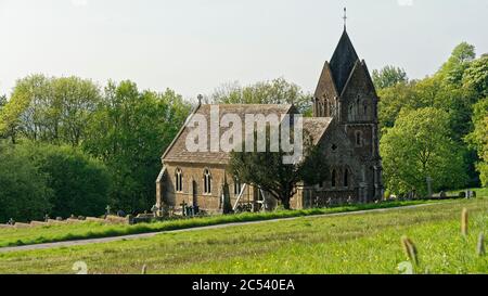 St Anne's Church Bowden Hill, Lacock, Wiltshire, Regno Unito Costruito nel 1856-7 Foto Stock