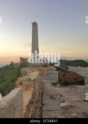 Fortaleza de San Carlos a l'Avana Foto Stock