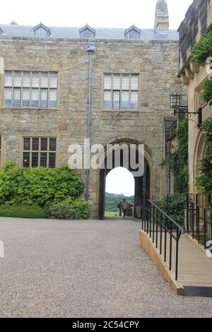 Castello Chirk in Galles Foto Stock