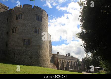 Castello Chirk in Galles Foto Stock