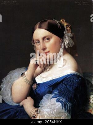 Ingres-Delphine-Ramel-1859. Foto Stock