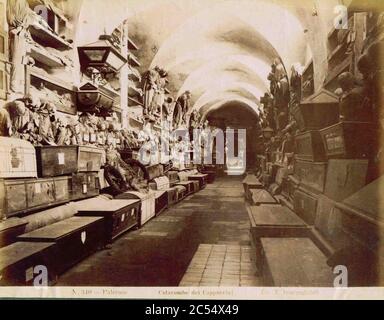 Interguglielmi, Eugenio (1850-1911) - n. 340 - Palermo - Catacombe dei Cappuccini. Foto Stock