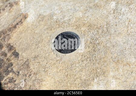 Escursione alla diga di Barker, Joshua Tree National lPark, California Foto Stock