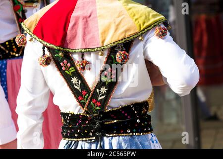 Rhöner Maskenfastnacht, Oberelsbach, Rhön-Grabfeld, Franconia, Baviera, Germania, Foto Stock