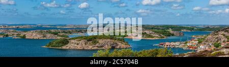 Arcipelago di Fjällbacka, Västergötland, Svezia Foto Stock