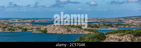 Arcipelago di Fjällbacka, Västergötland, Svezia Foto Stock