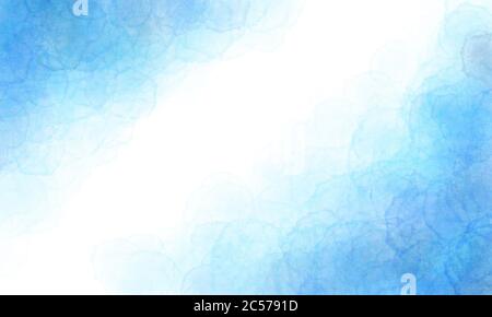 Vernice astratta blu acquerello gradiente. Liquido fluido grunge texture sfondo. Vuoto per annunci di invito di lusso o modello di Web, arte di carta ca Foto Stock