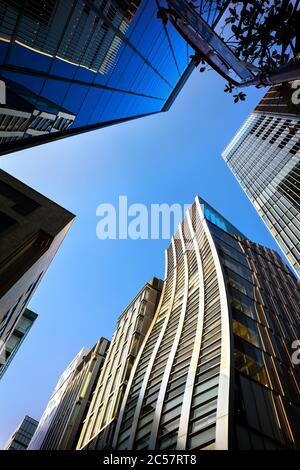 Giappone, Isola di Honshu, Kanto, Tokyo, il quartiere di Ginza. Foto Stock