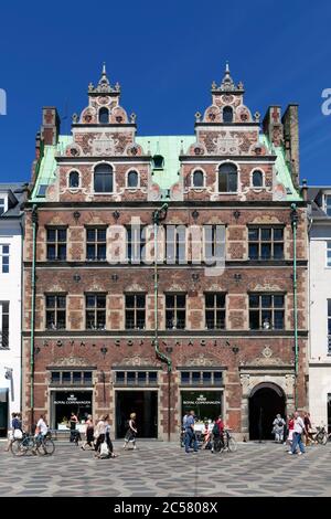 Negozio Royal Copenhagen lungo la via dello shopping Amagertorv Stroget Foto Stock