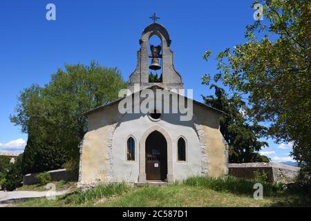 Chapelle St Michel o Saint Michel Cappella Lurs Alpes-de-Haute-Provence Provenza Francia Foto Stock