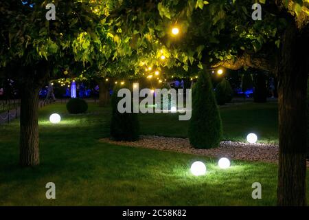 Giardinaggio Giardino Con Nuovo Prato Fresco E Area Pacciame Di Corteccia  Per Ridurre La Crescita Delle Erbe In Erba - Fotografie stock e altre  immagini di Pacciame - iStock