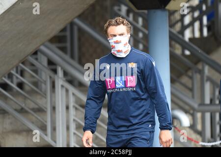 BT Murrayfield Stadium, Edimburgo Scotland.UK.1 luglio 20. Edinburgh Rugby sessione di allenamento a distanza sicura Jamie Ritchie Credit: eric mcowat/Alamy Live News Foto Stock