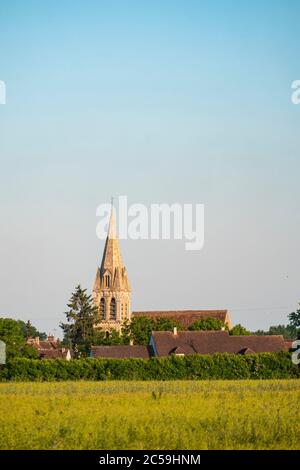 Francia, Senna e Marna, Maincy Foto Stock