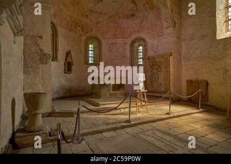Świerzawa chiesa romanica di San Giovanni e Santa Caterina trasformata in un museo bassa Slesia Polonia Schonau Niederschlesien Foto Stock