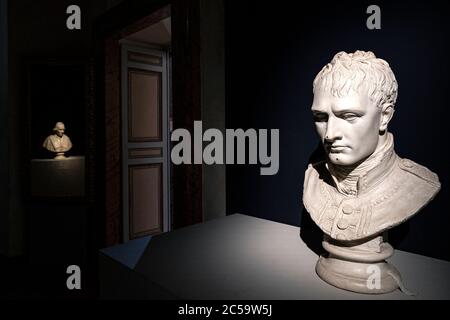 Busto di Napoleone Bonaparte, primo console, di Antonio Canova Foto Stock